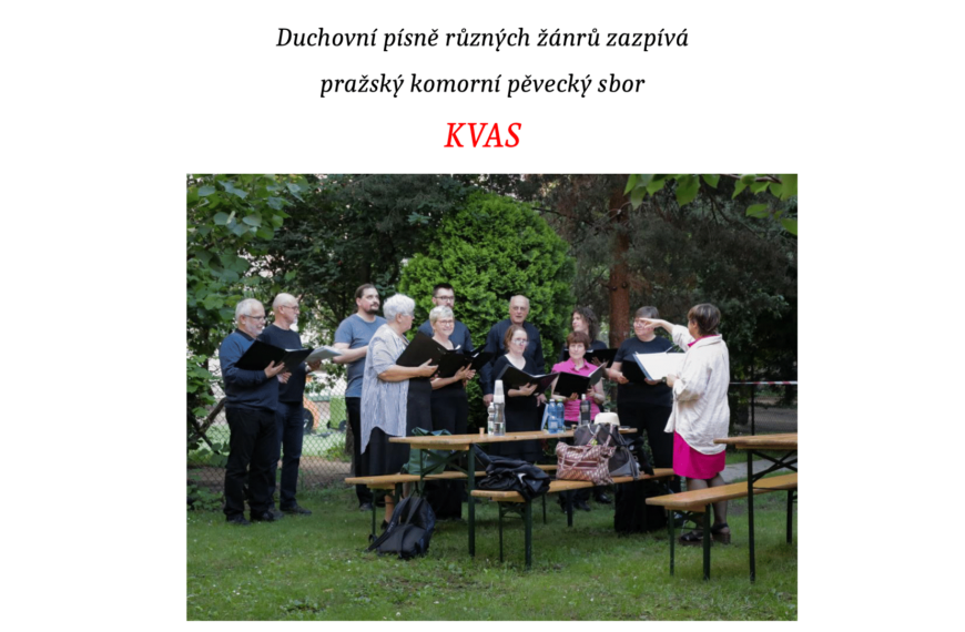 Benefiční koncert pěveckého souboru KVAS